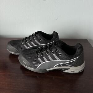 Puma Safety Women's Celerity Knit Low Black SD Steel Toe Shoe Sz 6.5- 642925